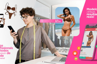 FotoModel produz imagens vibrantes para moda fitness com corpos ativos.